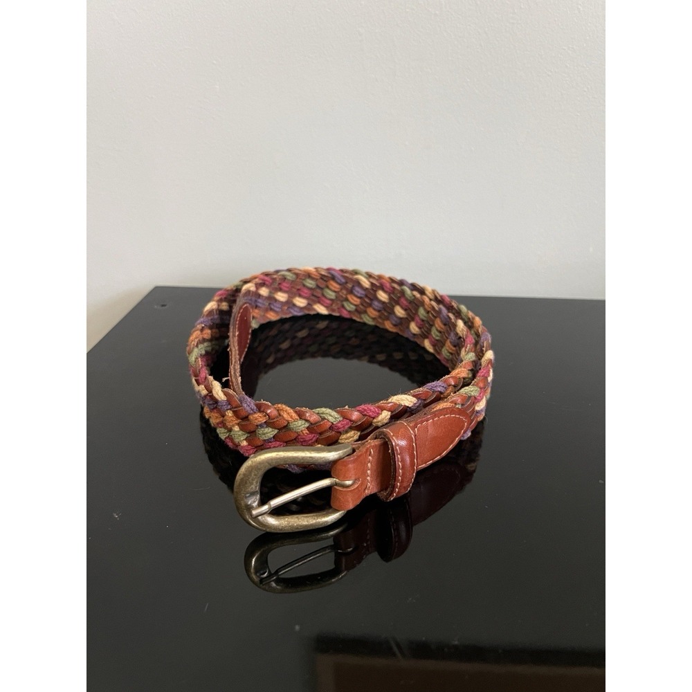 L.L. Bean Woven Belt‎ Women 36 Multicolor